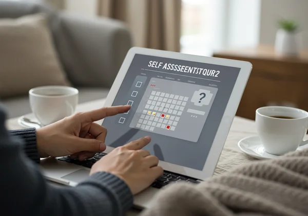 Online AVPD self-assessment on a digital device